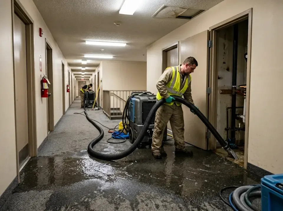 multi-unit-apartment-hallway-f-005 — frequently asked questions, Emergency Burst Pipe Water Extraction & Removal in Hasbrouc…